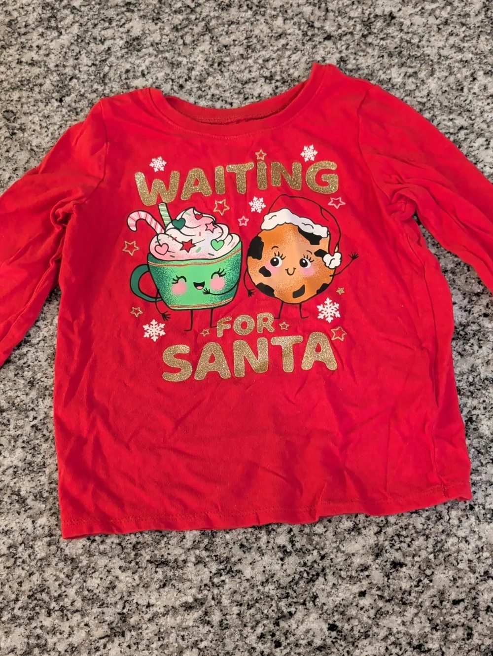 The Children's Place Red Graphic Holiday Tee